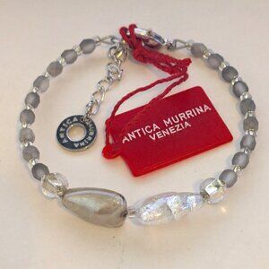 ANTICA MURRINA VENEZIA Gray Silver Tone Bracelet